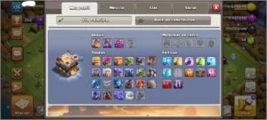 Conta de Clash of Clans CV10 - RAINHA 34 - OBSTACULOS RAROS
