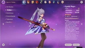 Conta Genshim Diluc c1 +Venti Childe Keqing Albedo Jean - Genshin Impact