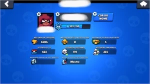 Conta brawl stars: 6500k, 21/36, 120 gemas.