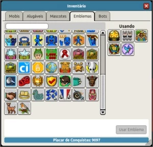 CONTA ANTIGA HABBO 2007 COM EMBLEMAS RAROS, TRAX + OUTROS