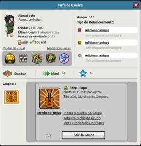 CONTA ANTIGA HABBO 2007 COM EMBLEMAS RAROS, TRAX + OUTROS