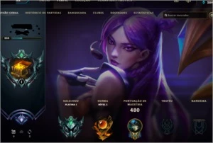 vendo conta platina 1 md5 / diamante - League of Legends LOL