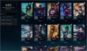 vendo conta platina 1 md5 / diamante - League of Legends LOL