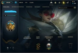 Conta com Skin Vayne Sentinela. - League of Legends LOL