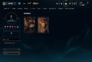 Conta bronze 1 com 25 campeões e 2 skins - League of Legends LOL