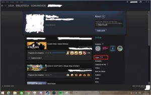 Conta Steam com 39 jogos online