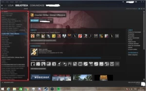 Conta Steam com 39 jogos online