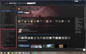 Conta Steam com 39 jogos online