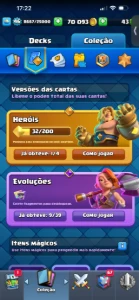 Conta clash Royale, nível 14 com 9 anos de jogo