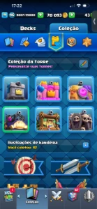 Conta clash Royale, nível 14 com 9 anos de jogo