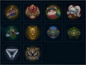 CONTA PLATINA LEAGUE OF LEGENDS 127 CAMPEÕES 69 SKINS LOL