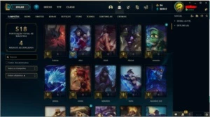 GOLD IV 239 SKINS - League of Legends LOL