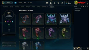 GOLD IV 239 SKINS - League of Legends LOL