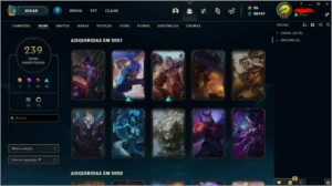 GOLD IV 239 SKINS - League of Legends LOL