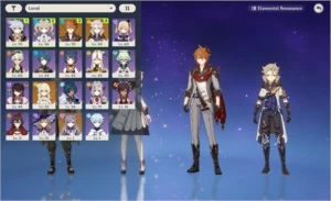 Genshin Impact - Conta com Childe, Albedo e Keqing