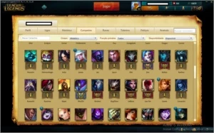 conta league of legends LOL