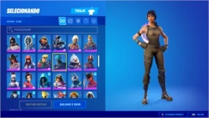 CONTA FORTNITE 150 SKINS E 94 PICARETAS