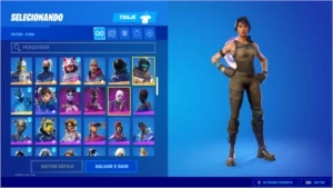 CONTA FORTNITE 150 SKINS E 94 PICARETAS