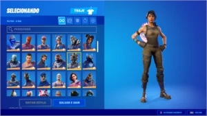 CONTA FORTNITE 150 SKINS E 94 PICARETAS