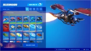 CONTA FORTNITE 150 SKINS E 94 PICARETAS