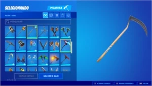 CONTA FORTNITE 150 SKINS E 94 PICARETAS