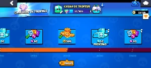 Conta 69 brawlers com passe do brock - Brawl Stars