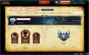 Conta Diamante 1 275 Skins - League of Legends LOL