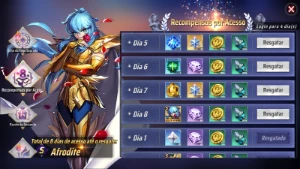 (A149) Nivel 35 altar e cofre feito/ 220+ gemas para o gato - Saint Seiya Awakening SSA