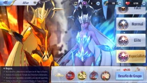 (A149) Nivel 35 altar e cofre feito/ 220+ gemas para o gato - Saint Seiya Awakening SSA