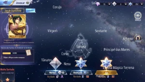 (A149)tanatos altar e cofre feito/+ gemas para o gato - Saint Seiya Awakening SSA