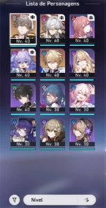 Conta Genshin Ar 55 Com 10 Personagens 5 + Conta Honkai 3 P5 - Genshin Impact