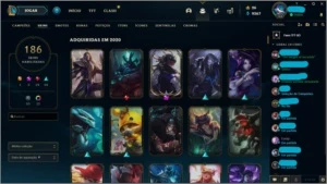 Conta de League of Legends Diamante 4 LOL