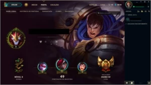 CONTA OURO IV - 30 CAMPEÕES - League of Legends LOL