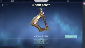 CONTA BETA VALORANT PLATINA I + SKINS + PASSE