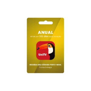 UniTV 1 ano - App de Canais + VOD Filmes e Séries - Gift Cards