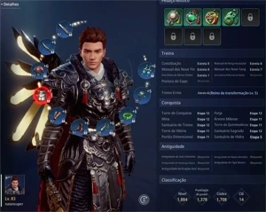 Conta Mir4 Guerreiro Lvl 83 116k power, 1 armadura épica+7