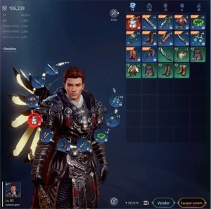 Conta Mir4 Guerreiro Lvl 83 116k power, 1 armadura épica+7