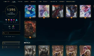 Conta LoL top com mt skin com pax tf - League of Legends