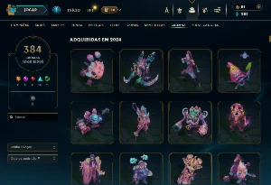 Conta LoL top com mt skin com pax tf - League of Legends