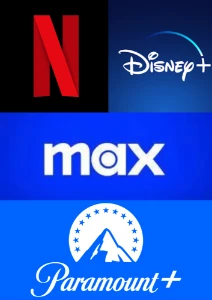 Combo (Hbo Max,Paramount,Netflix,Disney Plus) - Assinaturas e Premium