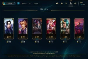 CONTA LOL LVL 261 GOLD 3 180 SKINS QUASE TODOS OS CHAMPS - League of Legends