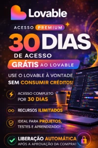 Lovable Ilimitado 30 Dias - Entrega Automática - Assinaturas e Premium