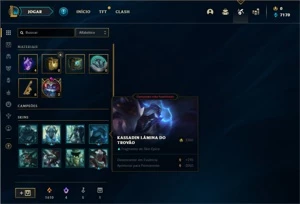 Conta MESTRE com 30 Champs e 2 Skins - League of Legends LOL
