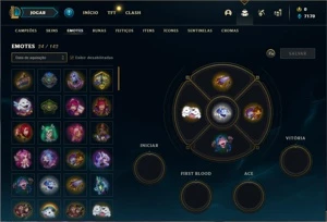 Conta MESTRE com 30 Champs e 2 Skins - League of Legends LOL
