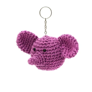 Chaveiro elefante — Cor Sortida - Artesanato e Personalizados
