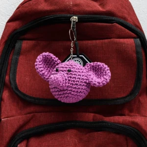 Chaveiro elefante — Cor Sortida - Artesanato e Personalizados
