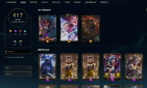 League of legends conta com 417 skins  LOL
