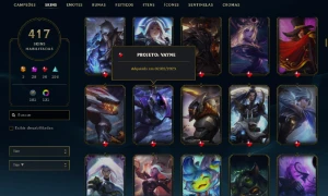 League of legends conta com 417 skins  LOL