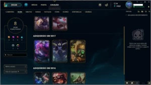 Conta LOL Borda de Diamante 2019 - League of Legends