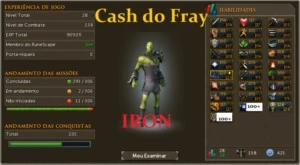 TOP ACC IRON MAX CAPE - Runescape RS